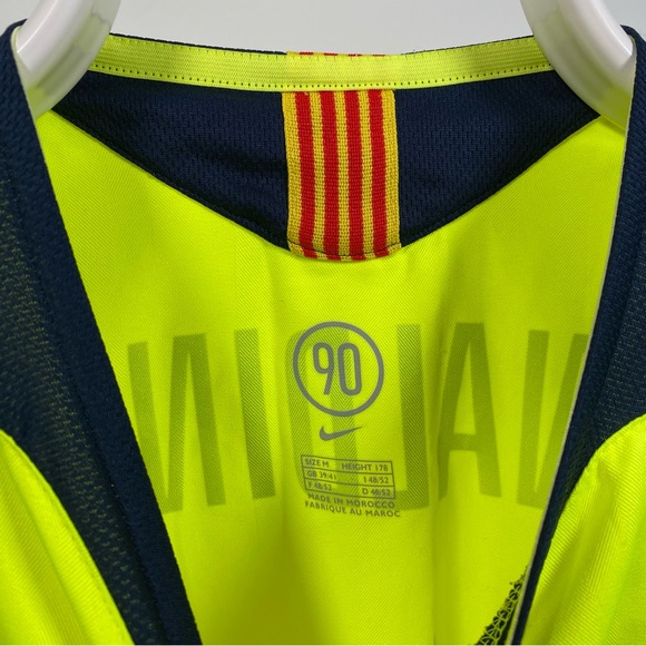 Nike Barcelona Football Shirt Ronaldinho 10 2005/2006 Away Total90 LaLiga Medium - Picture 12 of 14